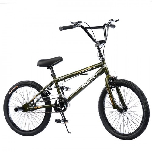 Велосипед BMX ROCKET цвет темно-зеленый, 20